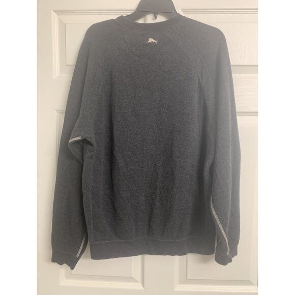 Tommy Bahama Heavy Reversable Crew Neck Sweatshirt Size XL Dadcore Classic - Picture 3 of 7